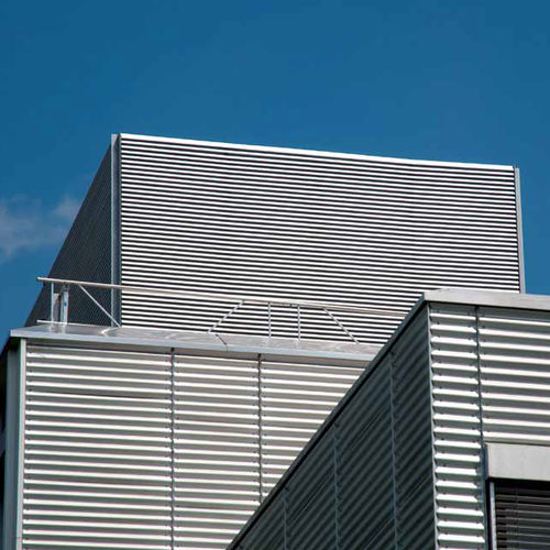 Rivestimento di facciata in pannelli - DUCOWALL ACOUSTIC W 75Z/L - Duco - in alluminio / in lamiera grecata / isolante
