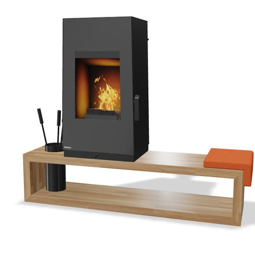 Stufa a pellet - LOOK - Rika - 4 kW / 8 kW / con piedi