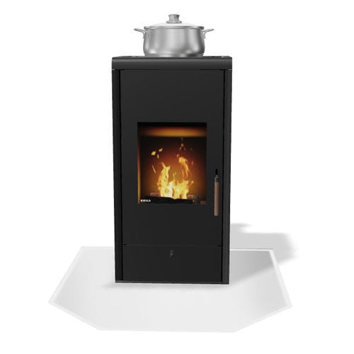 Stufa a legna - COOK - Rika - 0 - 5 kW / 6 kW / a pavimento