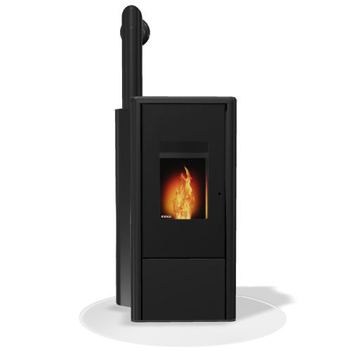 Stufa a pellet - LIVO - Rika - 0 - 5 kW / 5 kW...10 kW / a pavimento