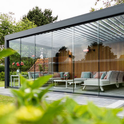 Tenda a pannello in vetro - Glasschiebewände - Brustor