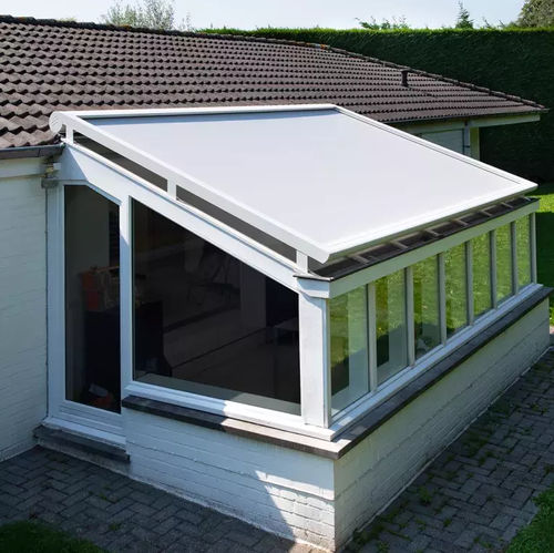 Tenda avvolgibile a rullo - B128 - Brustor - per veranda / in tela / in alluminio
