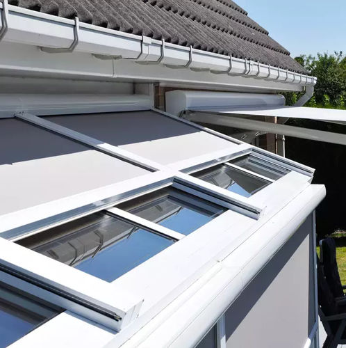 Tenda avvolgibile a rullo - TOPSCREEN - Brustor - per veranda / per tetto / per tetto vetrato