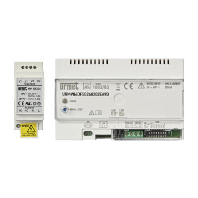 Modulo di controllo per sistema domotico - 1083/83 - urmet - su guida DIN / IP / da interno