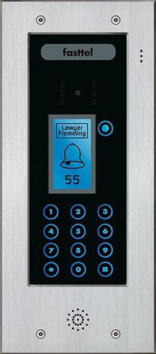 Citofono audio bianco - WIZARD ELITE ANALOGUE - Fasttel - nero / in alluminio / da interno