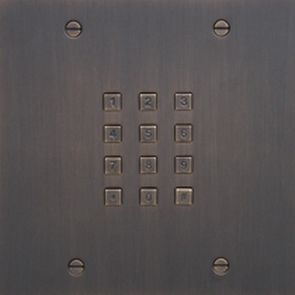 Tastiera a codice per controllo accessi - FT24K BRONZE - Fasttel - per sistema domotico / a muro / wireless