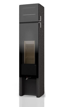 Stufa a legna - T-BACK - Tonwerk Lausen AG - 0 - 5 kW / 7 kW / contemporanea