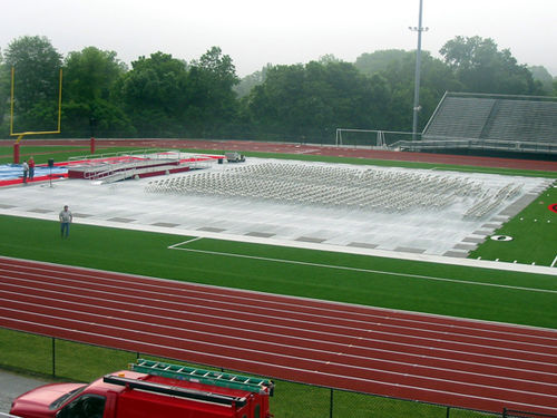 Pavimento in PVC - SUPERCOVER™  - Signature Systems Group, LLC - per esterni / per attività sportiva / in rotoli