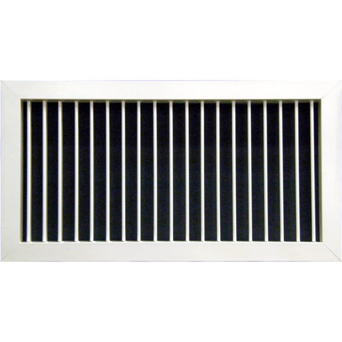 Griglia di ventilazione in lamiera d'acciaio - 20-SH - KOOLAIR S.A - in alluminio anodizzato / rettangolare / regolabile