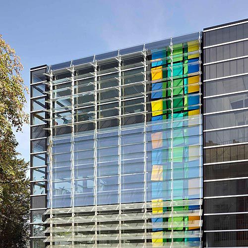 Frangisole in vetro - CENTER FOR BIOLOGICAL SYSTEMS ANALYSIS, UNIVERSITY OF FREIBU - Schindler - per facciata