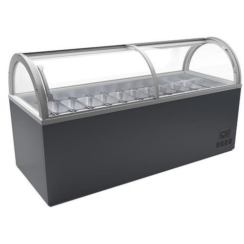 Vetrina refrigerata per gelato - BOSTON - AHT Cooling Systems GmbH - a isola / per negozio / in metallo