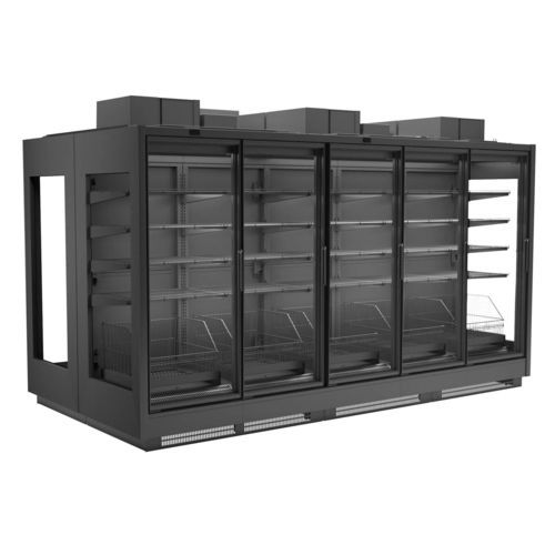 Vetrina refrigerata ad armadio - BOREA FREEZE AIR - AHT Cooling Systems GmbH - per negozio / in metallo / con sportello