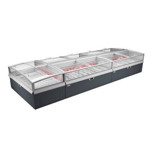 Vetrina refrigerata a isola - MONTREAL SLIM - AHT Cooling Systems GmbH - per negozio / in metallo / con porta scorrevole