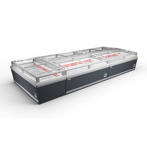 Congelatore per negozio - SYDNEY - AHT Cooling Systems GmbH - a pozzetto / vetrato / bianco