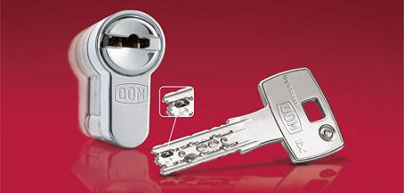Serratura meccanica - IX SATURN - Dom Sicherheitstechnik - per porta / a 1 punto / da incasso