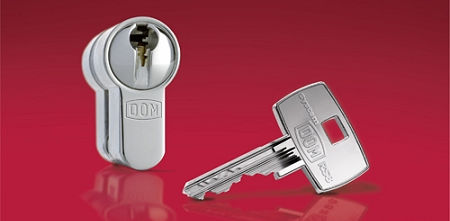 Serratura meccanica - RS 8 - Dom Sicherheitstechnik - per porta d'ingresso / a 1 punto / da incasso