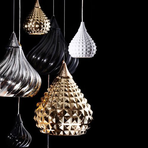 Lampada a sospensione - RUSKII TWIST - VISO Lighting - in porcellana / contemporanea / con cavo