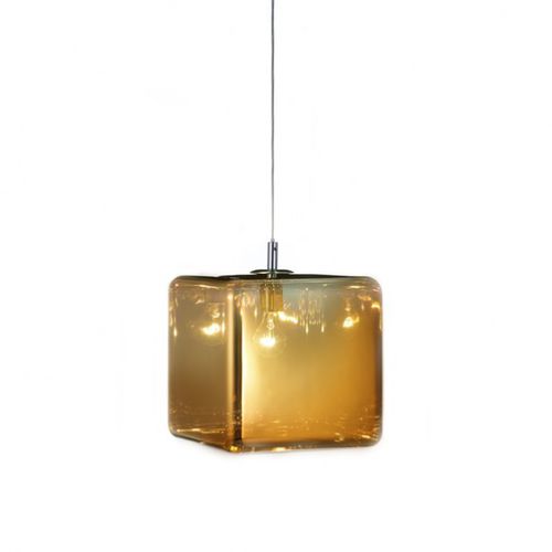 Lampada a sospensione - H2O - VISO Lighting - in metallo cromato / in cristallo / in policarbonato