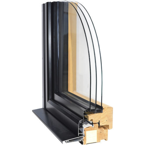 Finestra in legno - "PASSIVE"   MBA 21-92 - Bignon Menuiseries - in alluminio / a battente / scorrevole