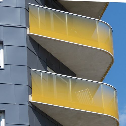 Balcone a pannelli - SERISTAL IMAGE PLASTOFLOAT  - Macocco - in vetro