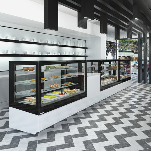 Vetrina refrigerata espositiva - CHOPIN - MAFIROL - per pasticceria / per panetteria / in metallo