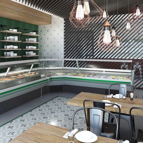 Vetrina refrigerata espositiva - ECO I - MAFIROL - per negozio / in metallo / senza ante