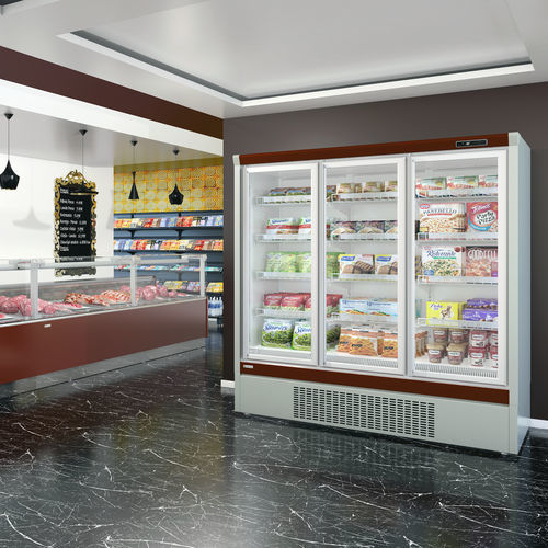 Vetrina refrigerata ad armadio - BARTOLOMEU - MAFIROL - per negozio / in metallo / con sportello