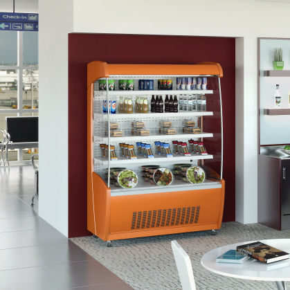 Vetrina refrigerata con scaffali - PESSOA 620 - MAFIROL - per negozio / in metallo / senza ante