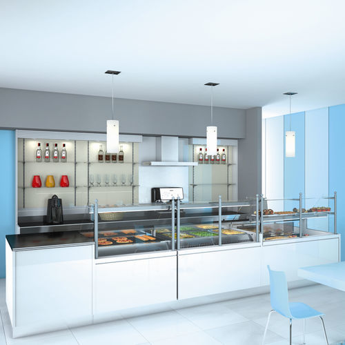 Vetrina refrigerata espositiva - VIVALDI - MAFIROL - con scaffali / per negozio / per pasticceria
