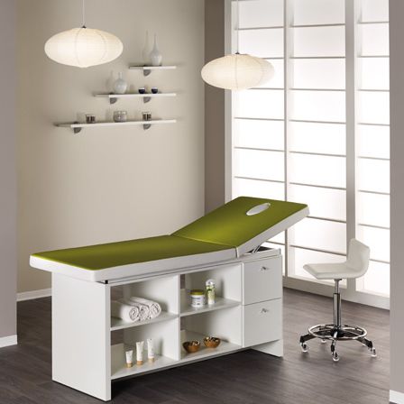 Lettino per massaggi con contenitore - EDEN - Medical & Beauty - contract