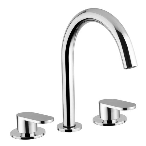 Miscelatore doppio comando per lavabo - Slim - Armando Vicario - da appoggio / in acciaio inossidabile / da bagno