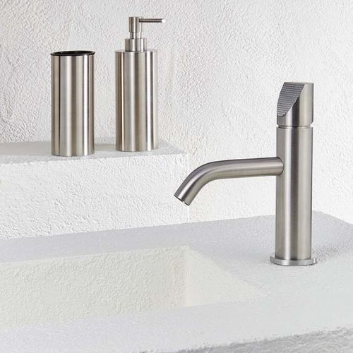 Miscelatore per lavabo - Nox - Armando Vicario - da appoggio / da parete / in acciaio inossidabile
