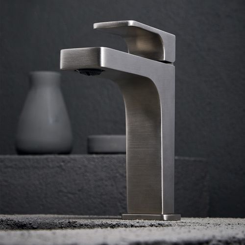 Miscelatore per lavabo - Lago - Armando Vicario - da appoggio / da parete / in acciaio inossidabile
