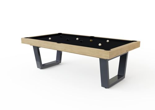 Tavolo da biliardo contemporaneo - IRON - Billards Toulet - Babyfoot by Toulet - per uso residenziale / in legno massiccio / in metallo