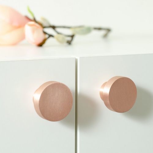 Pomello per mobile in rame spazzolato - DOT 40 - B&B Sweden, Bäccman & Berglund Sweden - contemporaneo