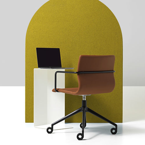 Sedia visitatore contemporanea - MISS - Diemme - da interno / in tessuto / in pelle