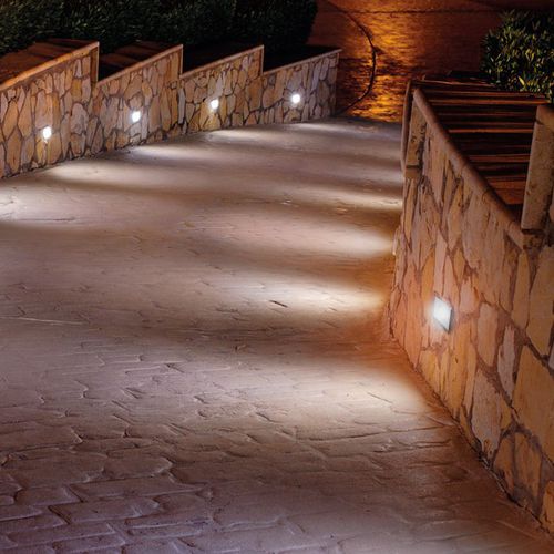 Luce da incasso a muro - THUNDER110 - Arcluce S.p.A. - LED / rotonda / quadrata