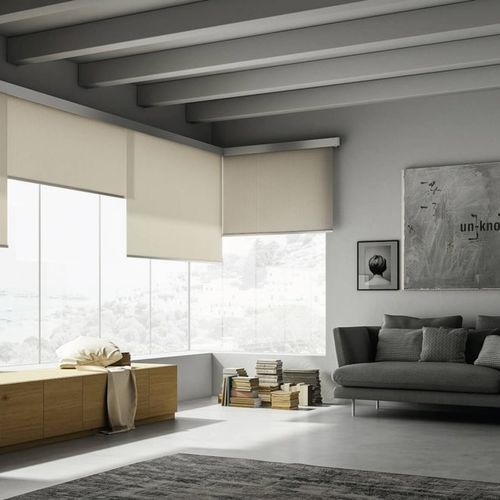 Tenda avvolgibile a rullo - ROLL CINQUE - TAO DESIGN - per finestra / in Trevira CS® / in tessuto ignifugo