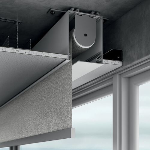 Tenda avvolgibile a rullo - ROLL HIDE - TAO DESIGN - per finestra / in alluminio / in tessuto