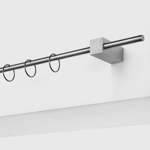 Bastone per tende in acciaio inossidabile - DRUGO - TAO DESIGN - in alluminio anodizzato / per installazioni a soffitto / con azionamento manuale