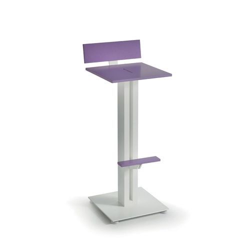 Sedia alta contemporanea - ZERODIECI  - TAO DESIGN - da esterno / da interno / in acciaio