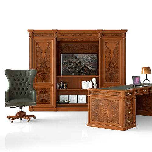 Parete attrezzata TV classico - ARTMOBLE - Ofifran - in legno
