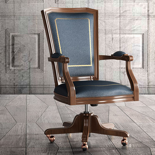 Poltrona direzionale classico - Ofifran - in pelle / in legno / reclinabile