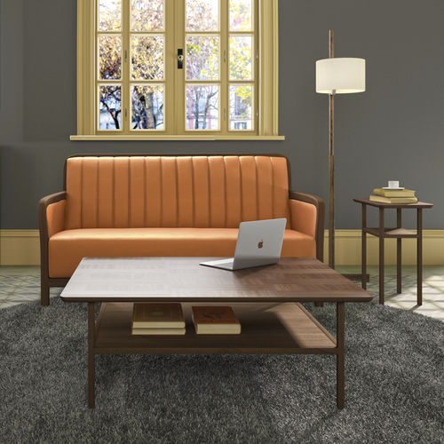 Tavolino basso contemporaneo - ARTDECO - Ofifran - in legno / con supporto in legno / quadrato