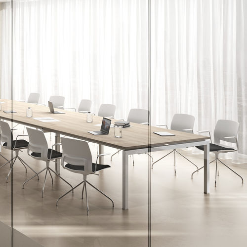 Sedia da conferenza contemporanea - EASY      - Ofifran - da interno / in plastica / imbottita