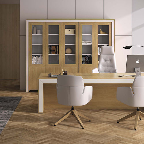 Libreria alta - BELESA - Ofifran - contemporanea / per ufficio / in legno