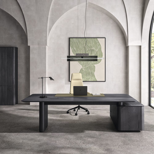 Scrivania direzionale - BOSCO - Ofifran - da terra / contemporanea / in legno