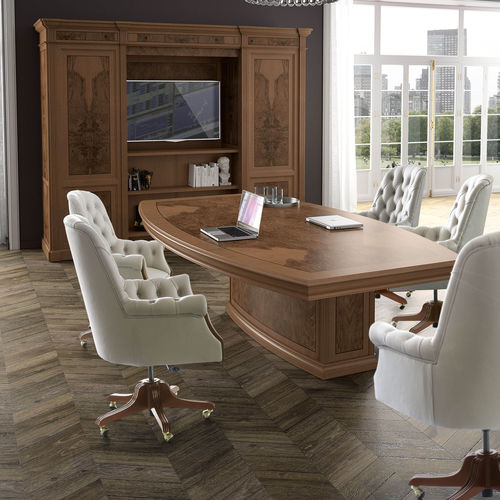 Tavolo da riunione classico - ARTMOBLE - Ofifran - in legno / con supporto in legno / rettangolare