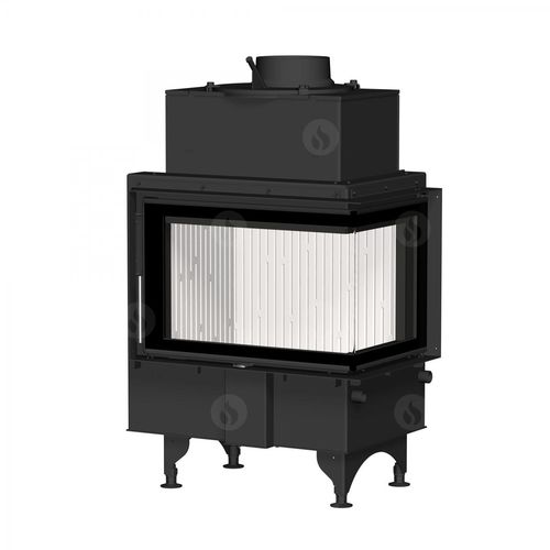 Inserto per camini ad angolo - ANGLE R/L 2G S - ROMOTOP - a legna