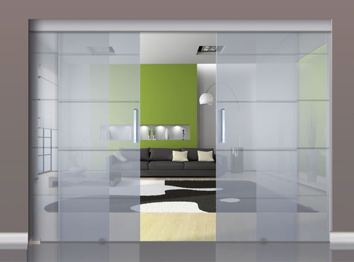 Sistema scorrevole per porta - DIVISION - OPENSPACE | Sliding doors by Gosimat - per porta in vetro